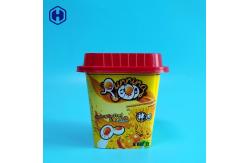 China Instant Food 92MM IML Plastic Containers With Holes supplier
