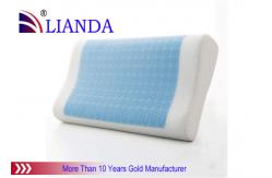 China Washable Mesh Cover Memory Foam Pillows Cool Contour Weight 950g supplier