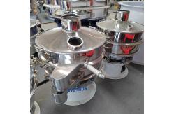 China Food Edible Salt Granules Glucose Vibrating Sieve Tea Circular Screening Machine supplier