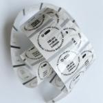 40mm Round Transparent Vinyl Glossy Self Adhesive Sticker Lipstick Clear Self Adhesive Stickers