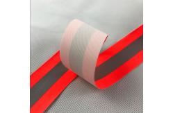 China 100% Cotton Reflective Webbing Reflective Fabric Tape For Garment supplier