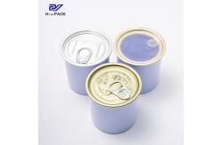China 230ml Personalised Cigarette Tin D65X73mm Silver Cigarette Tin supplier