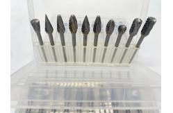 China 1/4 Double Cut Tungsten Carbide Rotary Burrs Set for Customization and Efficiency supplier