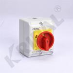 230V 440V 4 pole IP65 Industrial Changeover Switch Waterproof for sale