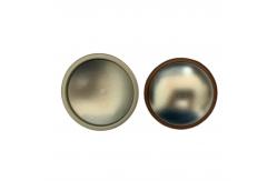 China Customizable Cone And Dome  Tinplate Aerosol Can Top And Bottom Aerosol Tin Components supplier