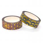 Custom Printed Ins Style Gold Foil Washi Tape Set Personalizada for sale