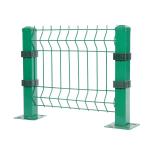 Easily Assembled Customized Metal PVC Coated 3d V Bending Welded Wire Mesh Fence Panel Curved Fence for sale