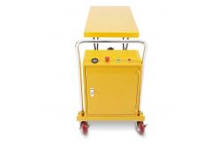 China 350kg Hydraulic Lift Table Trolley 1.5m Lightweight Scissor Lift Trolley supplier