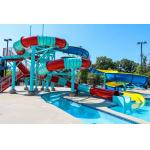 OEM Water Amusement Park Facilities Ground Pool Tube Big Water Slide for sale