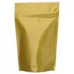 Gold Aluminum Foil Food Vacuum Seal Bags Self Stand Pouch High Barrier For Dried Food for sale