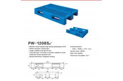 China 450pcs MOQ Plastic Stacking Pallet for Industrial Applications supplier