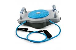 China Pull Rope Gym Exercise Wheel 50cm Balance Rotating Twisting Waist Disc supplier