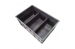 China 400x300x270 Conductive Antistatic ESD Electronics Storage Tray For PCB Component supplier