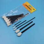 Portable Lint Free Sponge Detailing Swab Precision Cleaning Care Care Foam Swab With Black Handle for sale