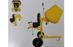 China CE Certificate Mini Concrete Mixer Machine Roll Gas Engine Cement Mixer supplier