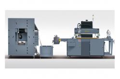 China Non Woven Label Sticker Automatic Printing Machine Roll To Roll Silk Screen Printer supplier