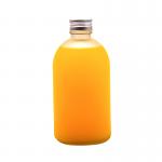 Transparent Frosted 350ml 500ml Beverage Juice Glass Bottles With Screw Lid