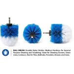 4 Piece Scrub Brush Power Drill Attachments-All Purpose Time Saving Kit