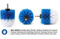 China 4 Piece Scrub Brush Power Drill Attachments-All Purpose Time Saving Kit supplier