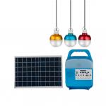 9W 3PCS Solar Powered LED Lights Portable Solar Home Lighting System for sale