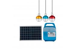 China 9W 3PCS Solar Powered LED Lights Portable Solar Home Lighting System supplier