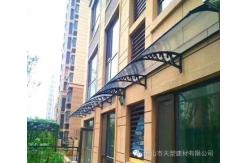 China Attractive Durable Plastic Frame Polycarbonate Hollow Awning For Balcony supplier
