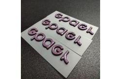 China Embossed 3D Silicone Heat Transfer Emblems Transfers Customized supplier