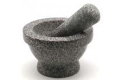 China Granite Stone Pestle And Mortar Set polished Herb Tools supplier
