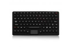 China IP65 Silicone Industrial backlit Keyboard With Sealed Touchpad For Computer supplier