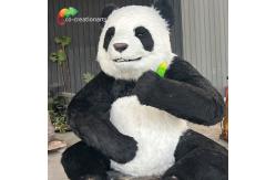 China Realistic Robotic Animals Animatronic Panda For Amusement Park supplier