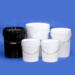 500ml 50L Capacity Plastic Oval Pail for Custom Printed Label and Chemical Barrel for sale