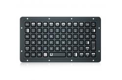 China Embedded Rugged Military Silicone Rubber Keyboard 69 Keys USB Backlit Keyboard supplier