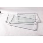 Tempered Glass Solid Silk Screen Fridge Glass Shelves for sale