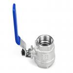SS316 BSP Threaded PTFE Seal Ball Valve , T Handle Brass Ball Valve