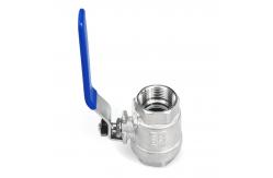 China SS316 BSP Threaded PTFE Seal Ball Valve , T Handle Brass Ball Valve supplier