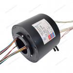 50mm Inner Bore Through Hole Slip Ring with 300rpm Speed and Precious Metal Contact for Robotic Arm for sale