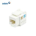 Cat5e Punch Down Keystone Jack , Rj45 Network Coupler for Unshielded twisted pair for sale