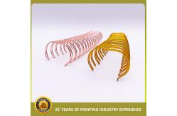 China Notebook Pantone Double Loop Wire 0.9mm Steel Calendar Binding Wires supplier