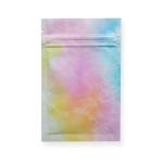 Small Open Top Aluminum Foil Mylar Bag Powder Gifts Heat Sealable Flat Tear Notch for sale