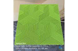 China Ribbed Epoxy Garage Flooring Tiles with UV Protection and Easy Maintenance supplier