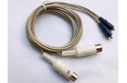 China Concentric Reusable Electrode Cable / EMG Shielded Cable supplier