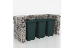 China 4mm Welded Gabion Bin Surround Steel Waste Container Enclosures supplier