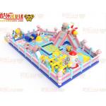 Rocky Theme With Ocean Balls Inflatable Childrens Bouncy Castle for sale
