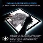 Ultra Slim Led Tracing Light Pad A4 Illuminated Drawing Light Box Board for sale