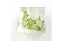 China Folk Art Flower Paperweight  Transparent Acrylic Paperweight Sample Available supplier