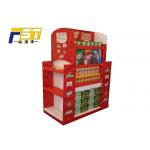 Innovative Two - Sides Cardboard Pallet Display , Chocolate Pallet Retail Display With Shelves