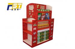 China Innovative Two - Sides Cardboard Pallet Display , Chocolate Pallet Retail Display With Shelves supplier