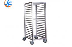 China RK Bakeware China Foodservice NSF Custom Mobile Baking Tray Trolley Double Oven Rack supplier