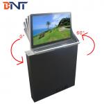 Aluminum Alloy Motorized Monitor Lift With 18.5 Inch LED Touch Screen for sale