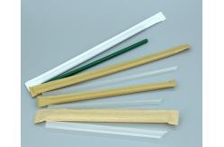 China 100% Eco Friendly Individually Straws Wrapped Compostable Pla Cold And Hot Drinking supplier